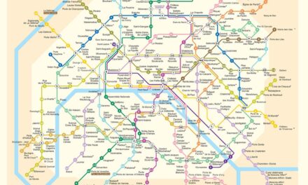 La carte du métro de Paris par prix des bières