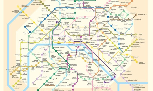 La carte du métro de Paris par prix des bières