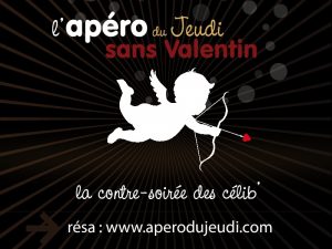 Apéro Sans Valentin, la Saint Valentin des Célibataires à Lyon 💘🎊 @ Bar cosy The Hill Club | Paris | Île-de-France | France