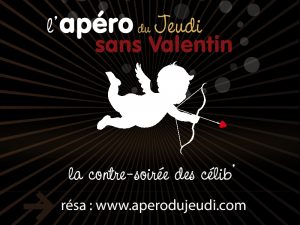 Apéro Sans Valentin, la Saint Valentin des Célibataires à Paris 💘🎊 @ Bar Chic de l'hôtel 5 étoiles LE SOLIS | Paris | Île-de-France | France
