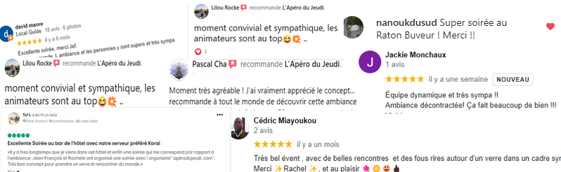 avis apéro du jeudi